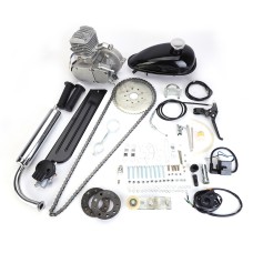 [US Warehouse] 80cc 2-stroke High Power Engine Bicycle Motor Kit for 24 inch / 26 inch / 28 inch Motorcycles(Silver)